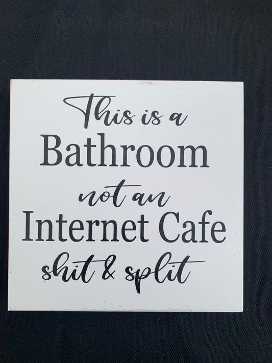 Bathroom- Internet Café
