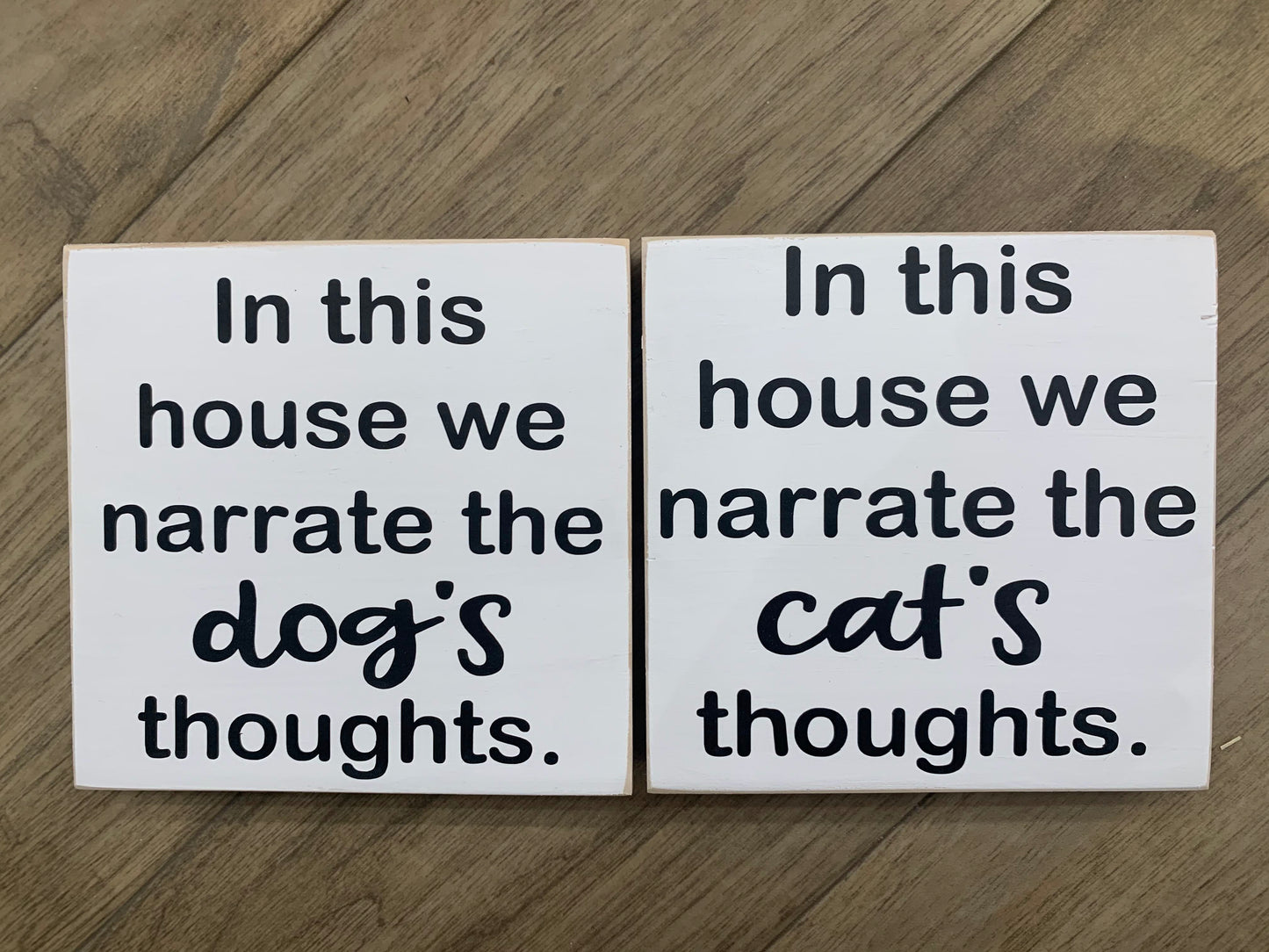 Cat/Dog Thoughts Block