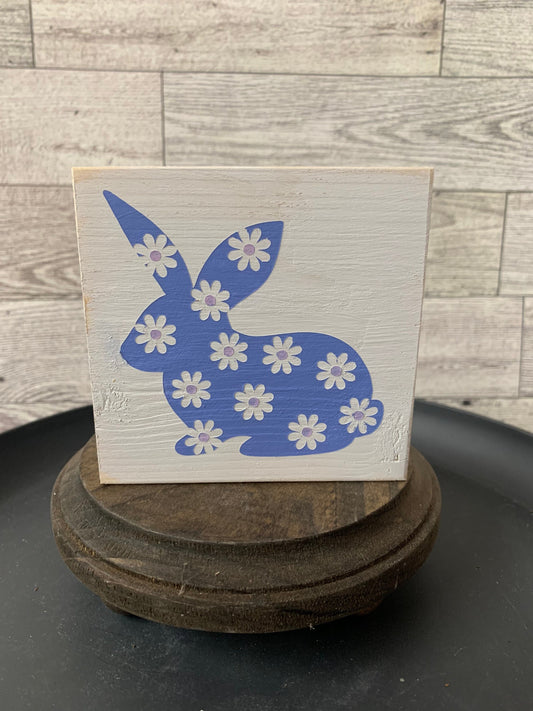Easter- bunny floral block
